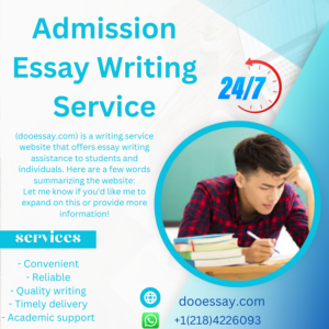 Admission Essay Writing Service