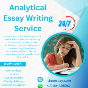 Analytical Essay Writing Service