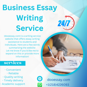 Business Essay Writing Service