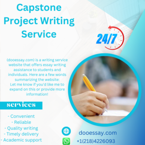 Capstone Project Writing Service