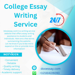 College Essay Writing Service