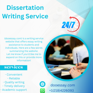 Dissertation Writing Service