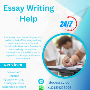 Essay Writing Help