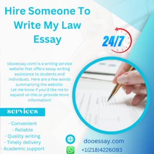 Hire Someone To Write My Law Essay