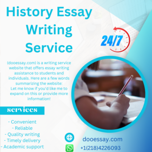 History Essay Writing Service