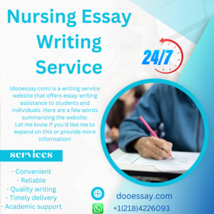 Nursing Essay Writing Service