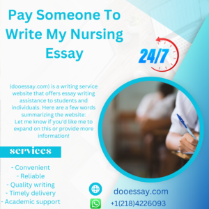 Pay Someone to Write My Nursing Essay