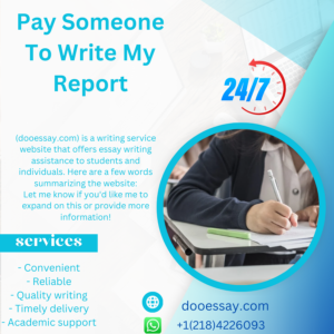 Pay Someone To Write My Report