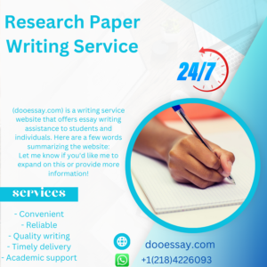 Research Paper Writing Service