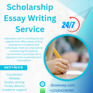 Scholarship Essay Writing Service