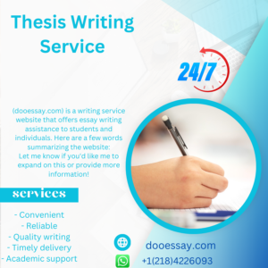 Thesis Writing Service